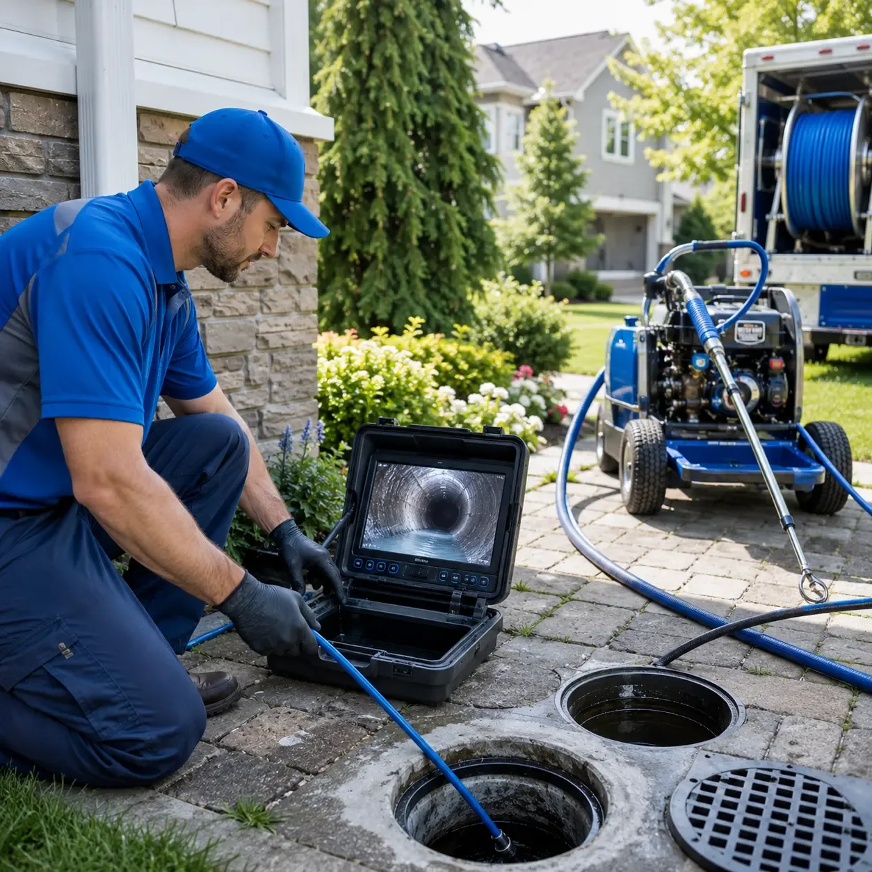 Outdoor drain cleaning professionals serving Montgomery Village, MD